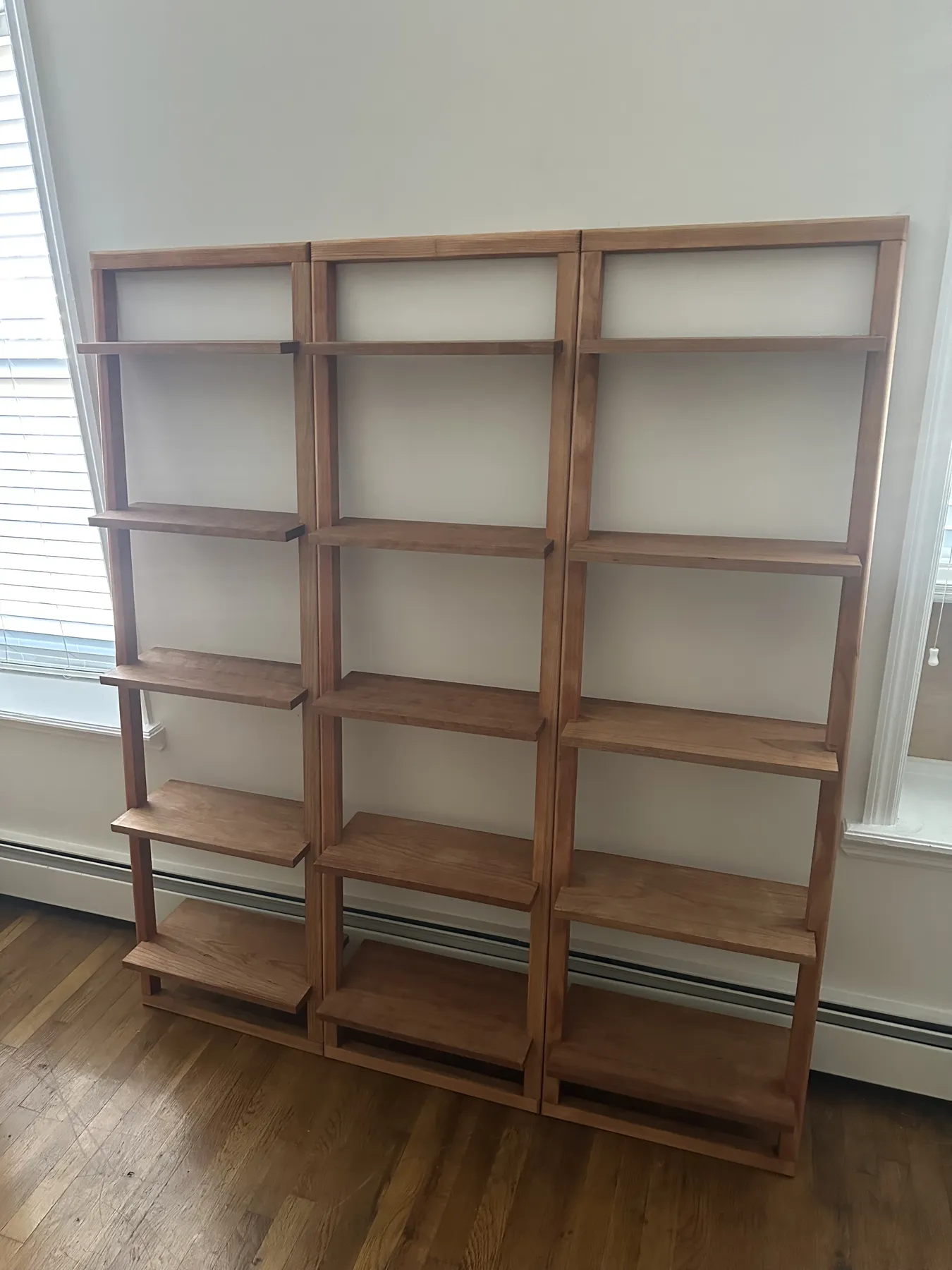 Leaning Shelves, empty