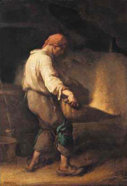 Jean-François Millet - Le vanneur